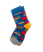 Cute and Colorful Socks for Toddler Boys and Girls, Combed Cotton Crew