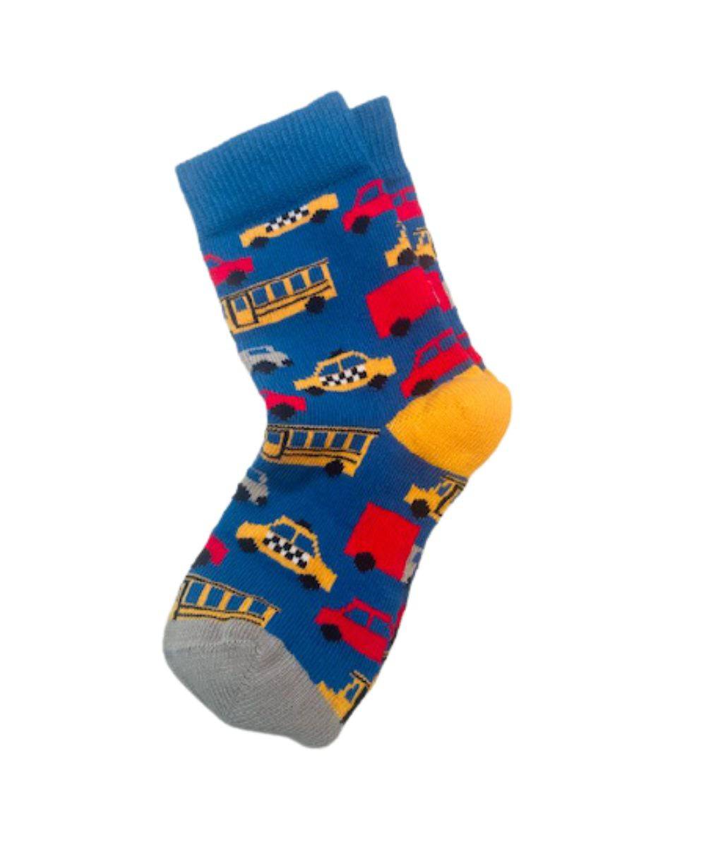 Cute and Colorful Socks for Toddler Boys and Girls, Combed Cotton Crew
