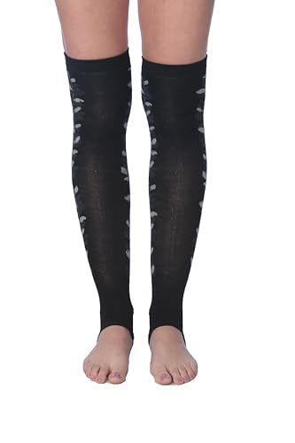 Tipi Toe Women Stirrup Designed Socks - Lightweight Girl's Toeless