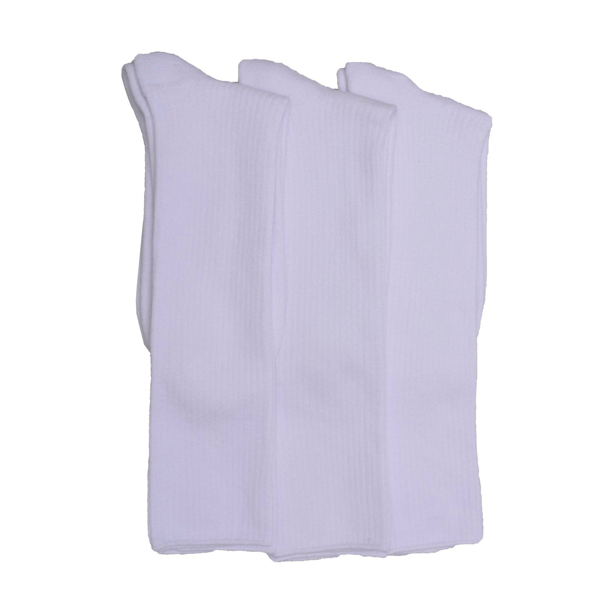 Diabetic Men's Socks Arthritic Cotton Crew Cushioned 3 Pair Pack