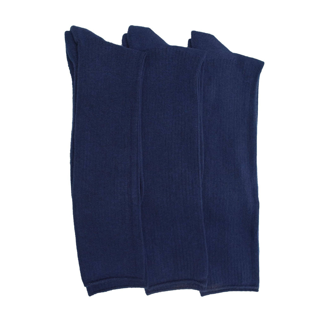Diabetic Men's Socks Arthritic Cotton Crew Cushioned 3 Pair Pack