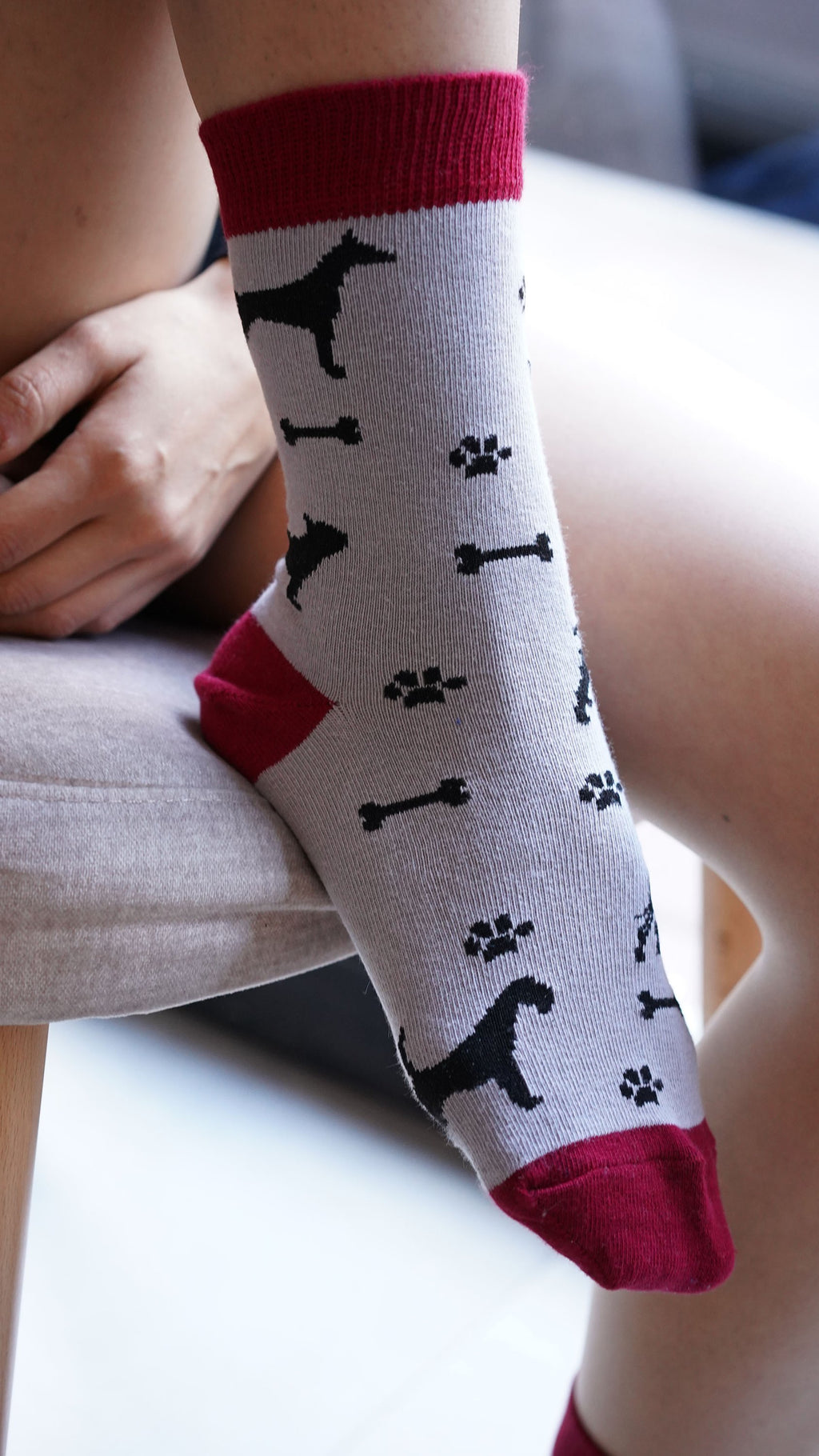 Women's Shadow Dog  Socks