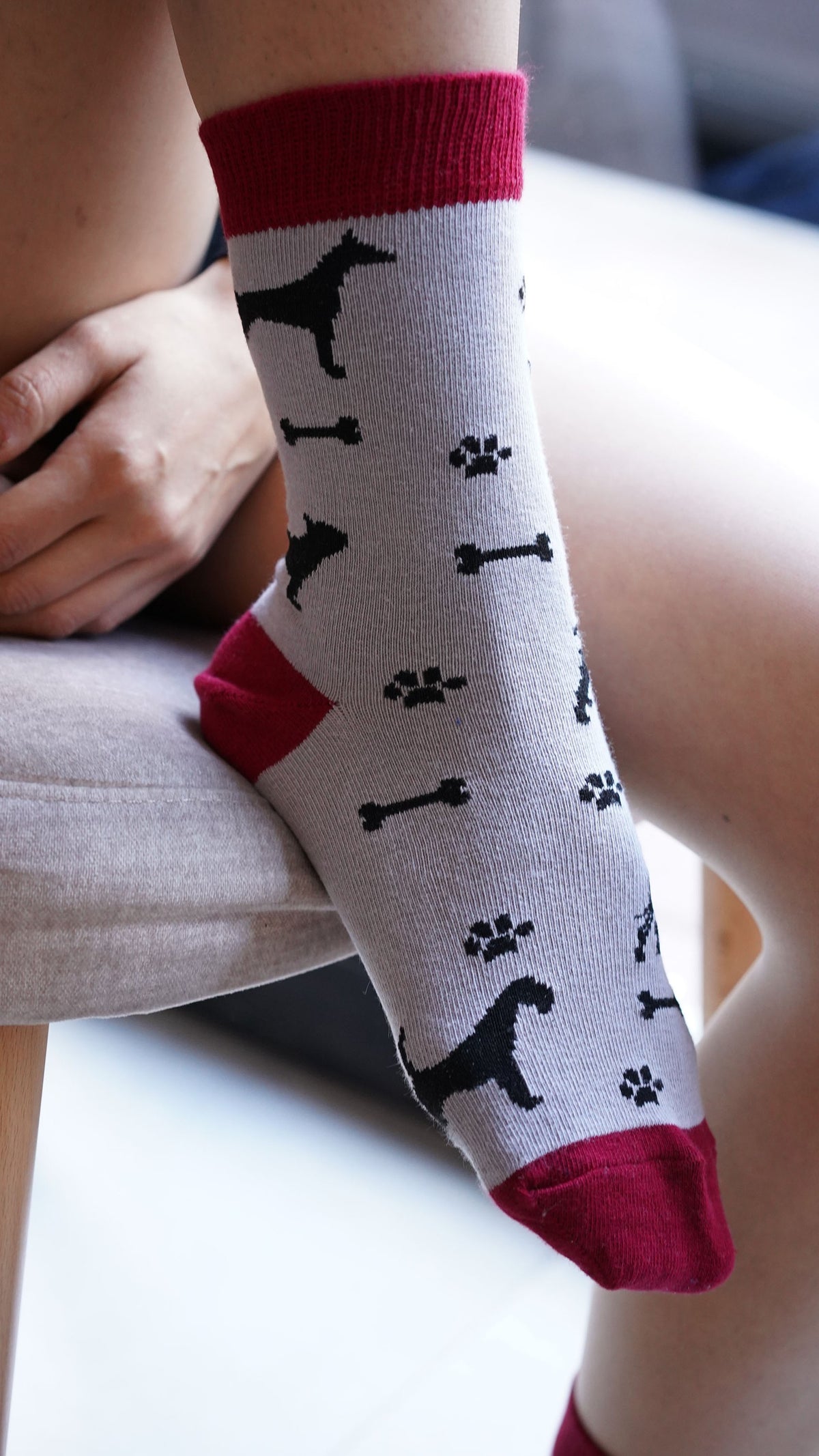 Women's Shadow Dog  Socks