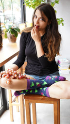 Women's Grape Socks