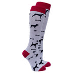 Women's Shadow Dog  Knee High Socks