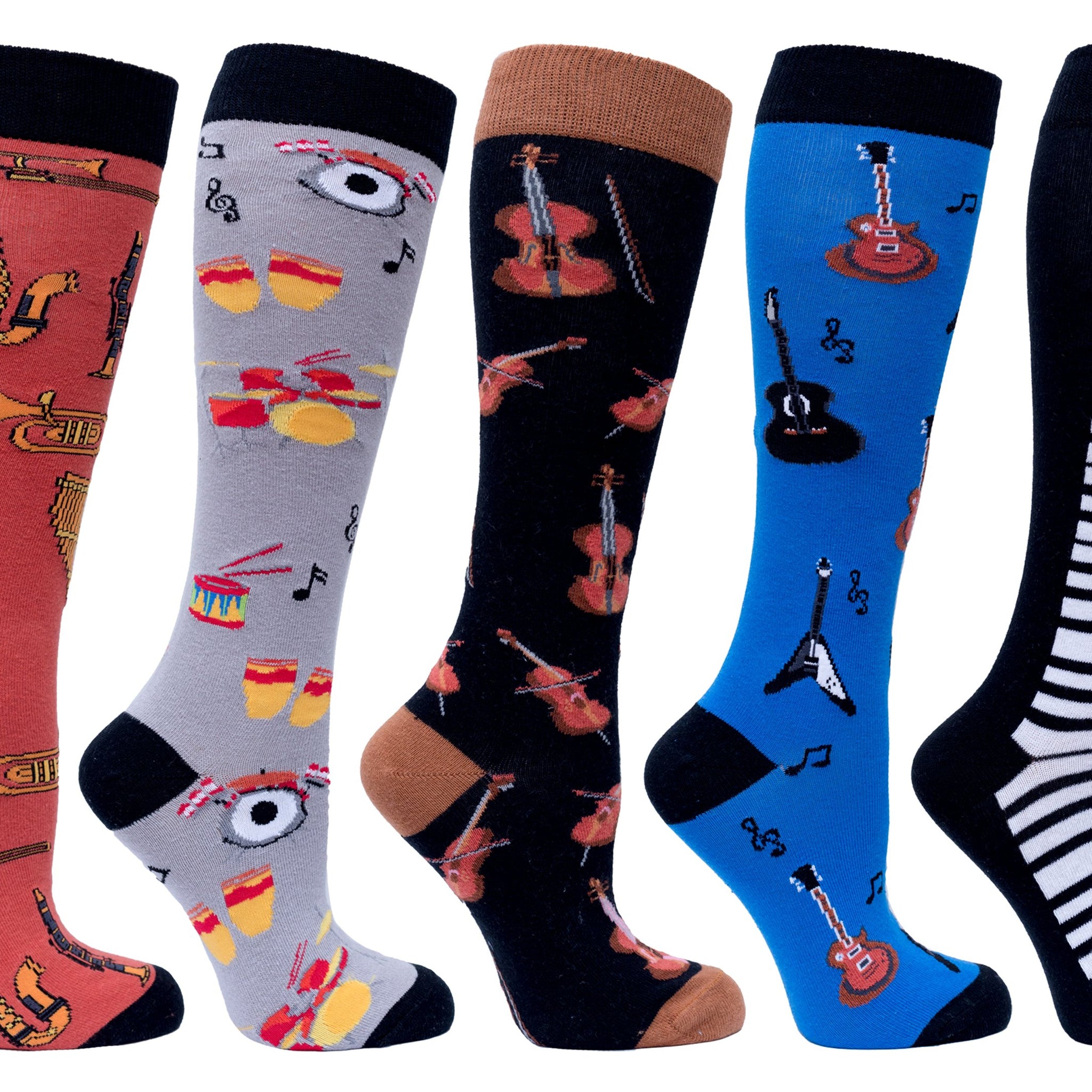 Women's Music Knee High Socks Set