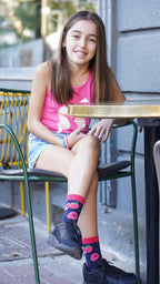 Kids Raspberry Socks