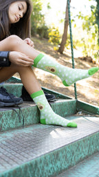 Kids Avocado Dot Socks