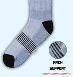 JAMES FIALLO Men's 6 Pairs Comfortable Performance Workout Socks For