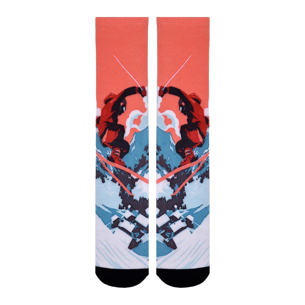 Sierra Socks Alpine Racer Pattern CoolMax Socks, Nature Collection for