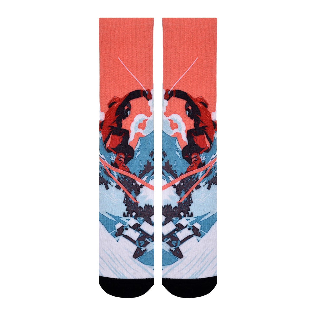 Sierra Socks Alpine Racer Pattern CoolMax Socks, Nature Collection for