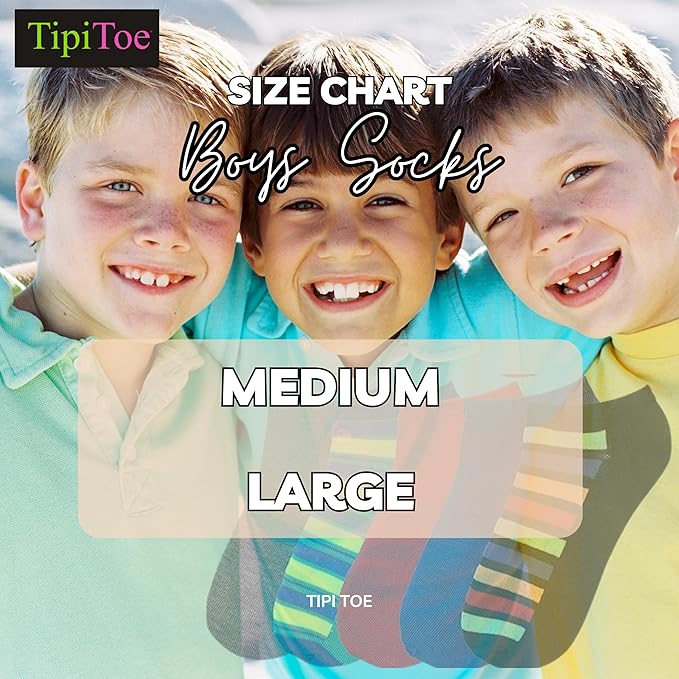 Tipi Toe Kids Boys 10 Pairs Classy Lightweight Novelty Creepy