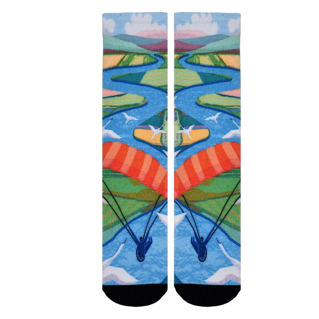 Men & Women's CoolMax Knee-High Socks, Nature Inspired Collection for