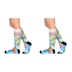 Men & Women's CoolMax Knee-High Socks, Nature Inspired Collection for