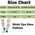 Men & Women's CoolMax Knee-High Socks, Nature Inspired Collection for