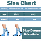 Men & Women's CoolMax Knee-High Socks, Nature Inspired Collection for