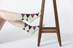 Women's Pistachio Argyle Socks