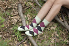 Women's Pistachio Argyle Socks