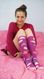 Women's Fatty Cats Knee High Socks