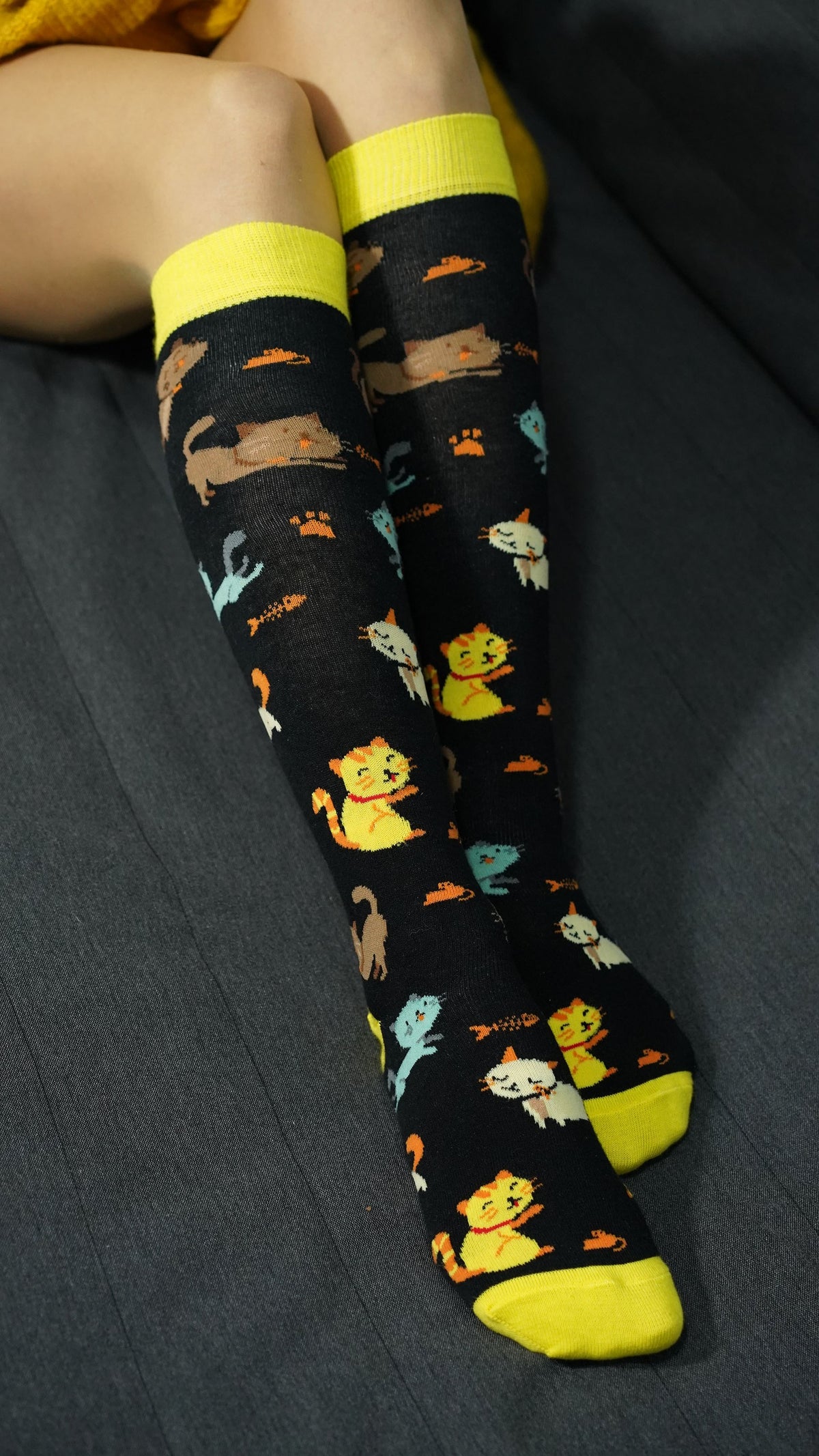 Women's Kittens Knee High Socks