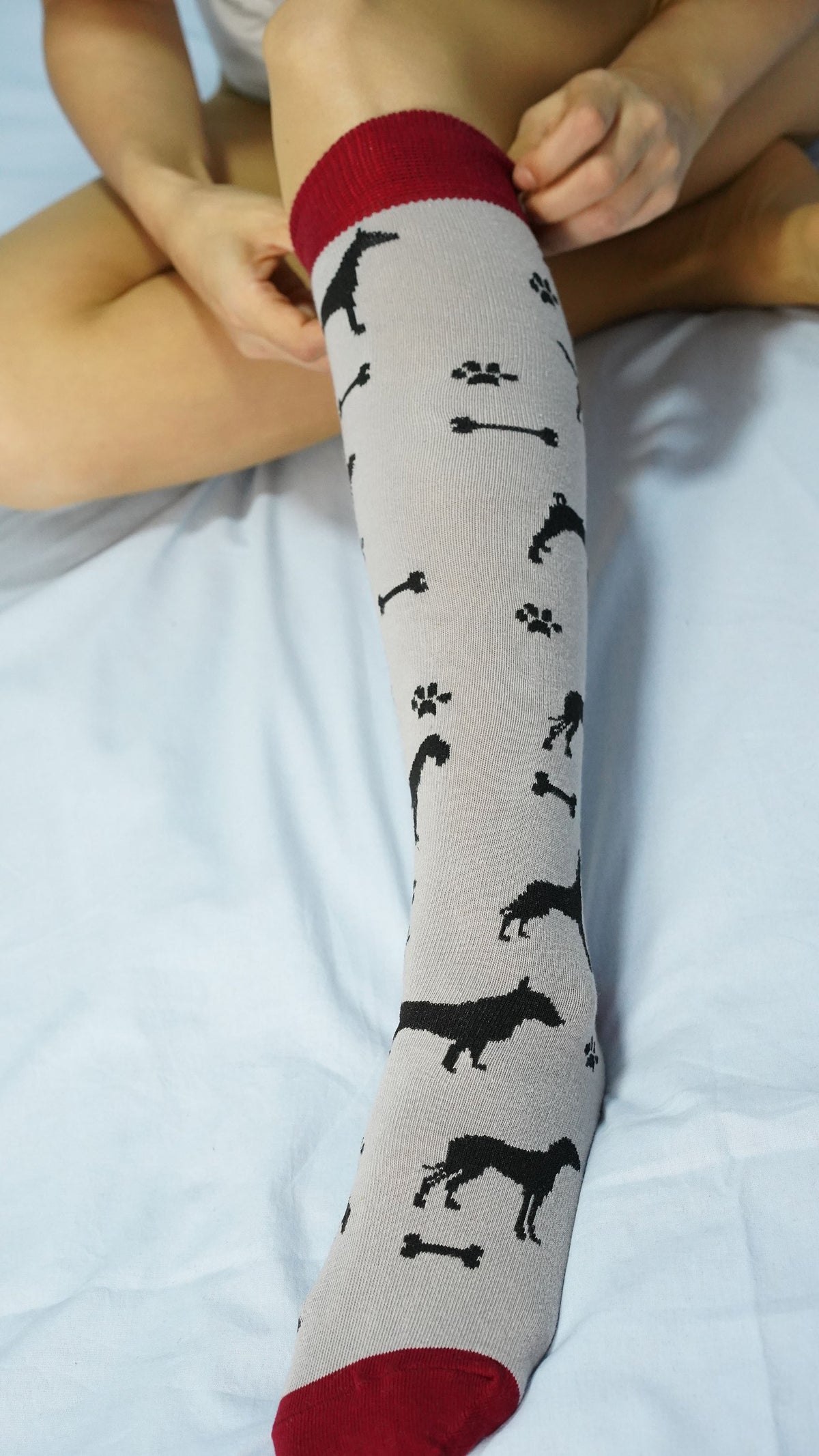 Women's Shadow Dog  Knee High Socks