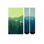 Men & Women's CoolMax Knee-High Socks, Nature Inspired Collection for