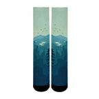 Men & Women's CoolMax Knee-High Socks, Nature Inspired Collection for