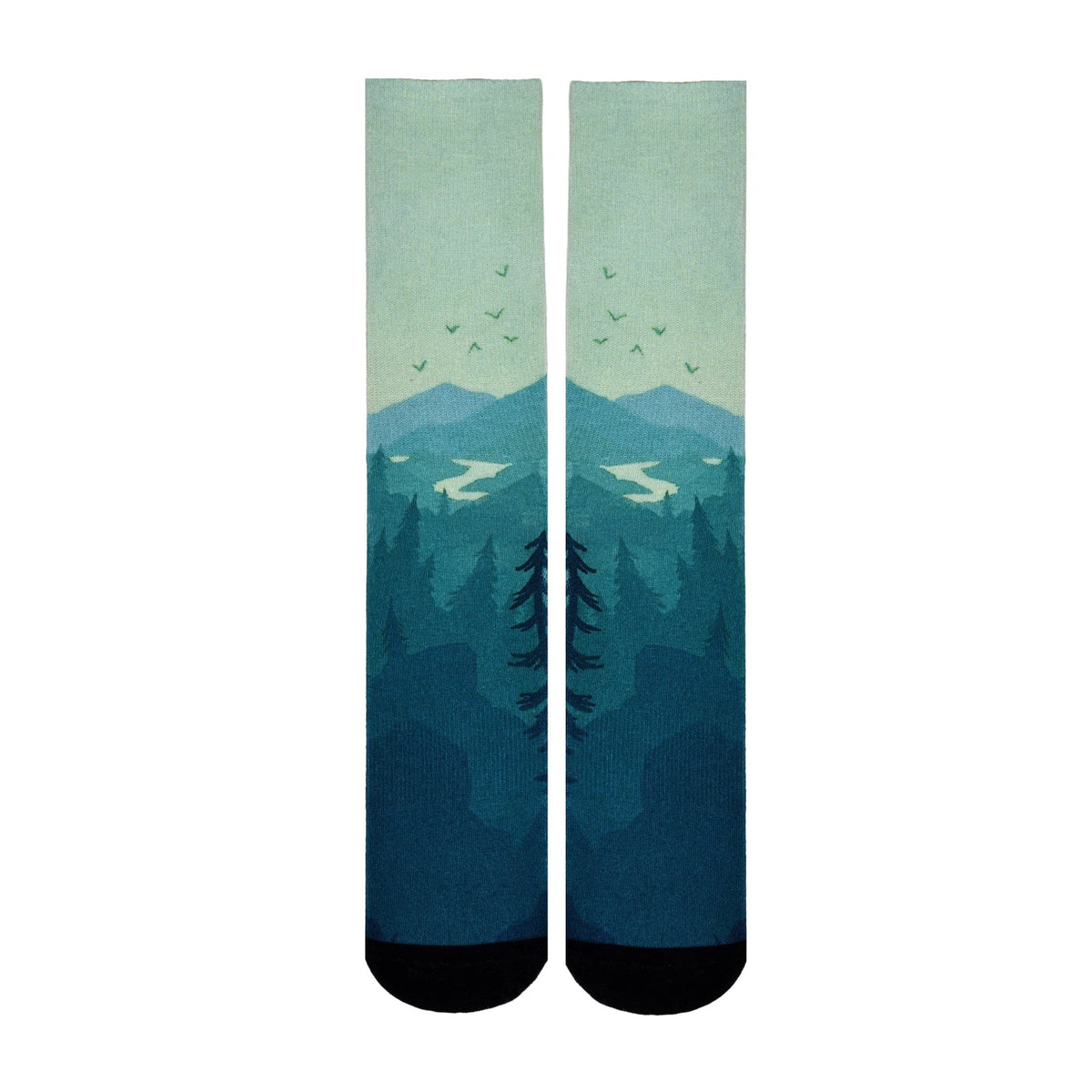 Men & Women's CoolMax Knee-High Socks, Nature Inspired Collection for