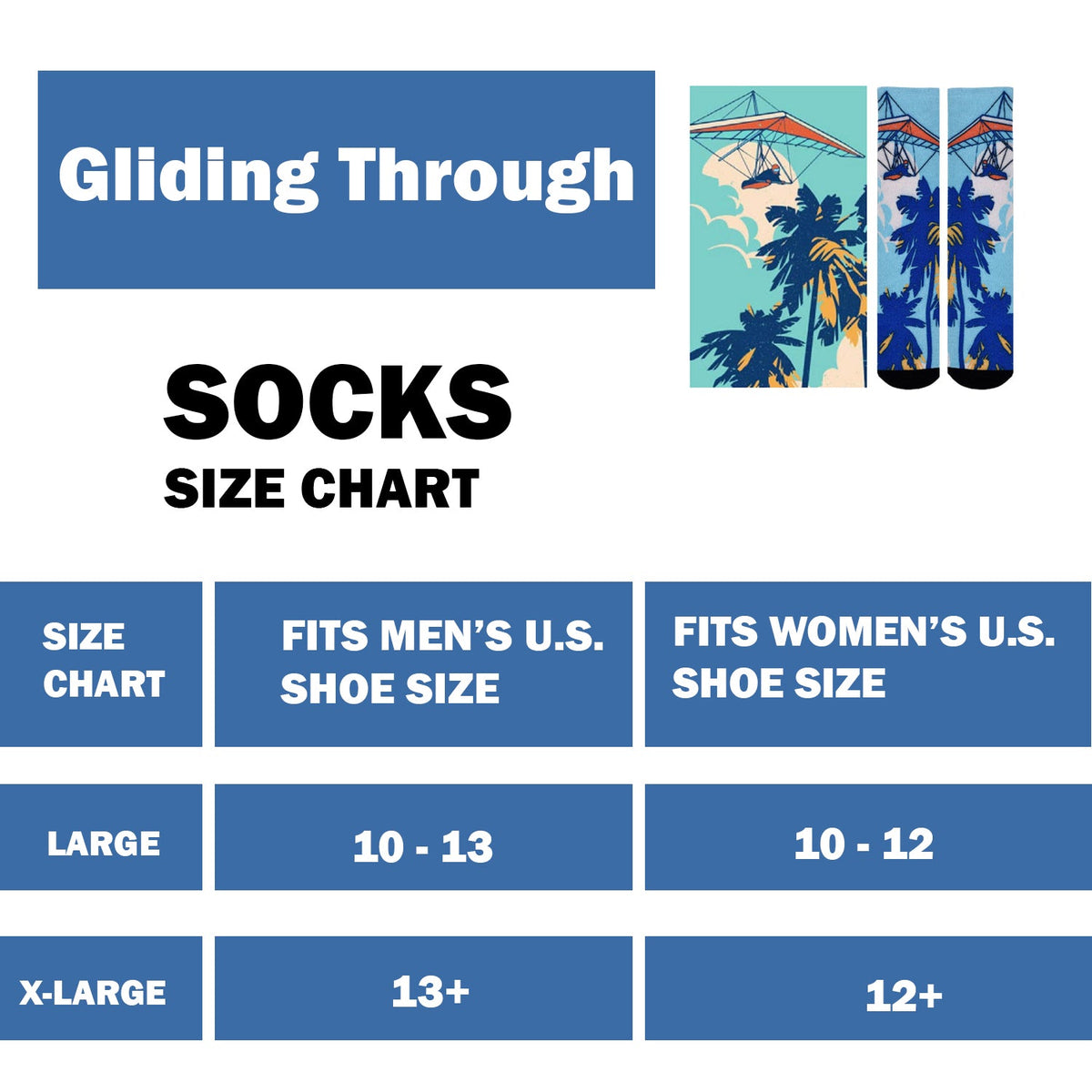 Men & Women's CoolMax Knee-High Socks, Nature Inspired Collection for