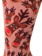 Christmas and Hanukkah Holiday Colorful CoolMax Crew Socks for Men &