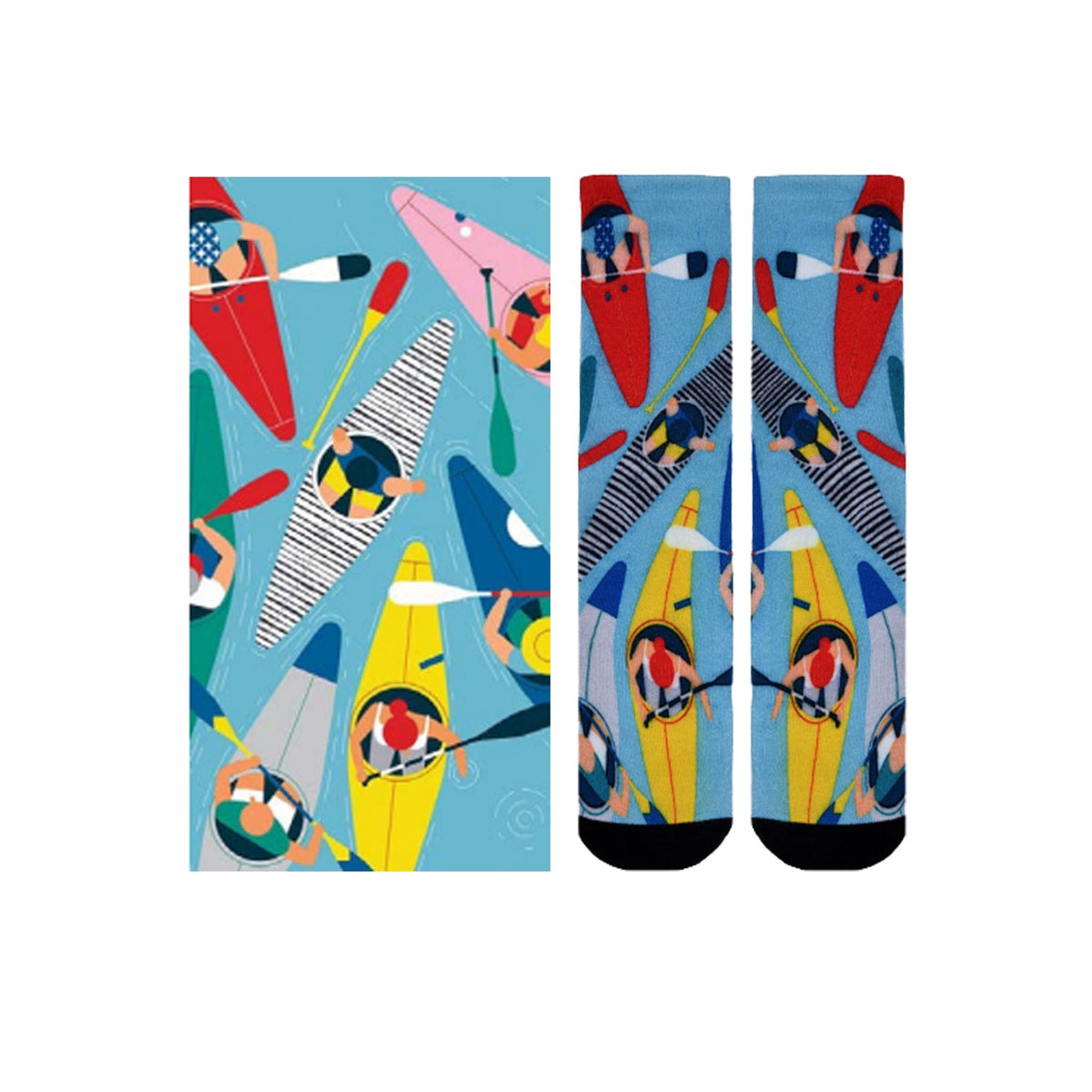 Men & Women's CoolMax Knee-High Socks, Nature Inspired Collection for