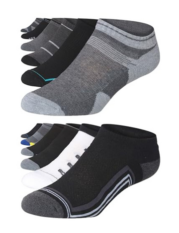 JAMES FIALLO Men's 12-Pairs Performance Low Cut Athletic Neutral Toned