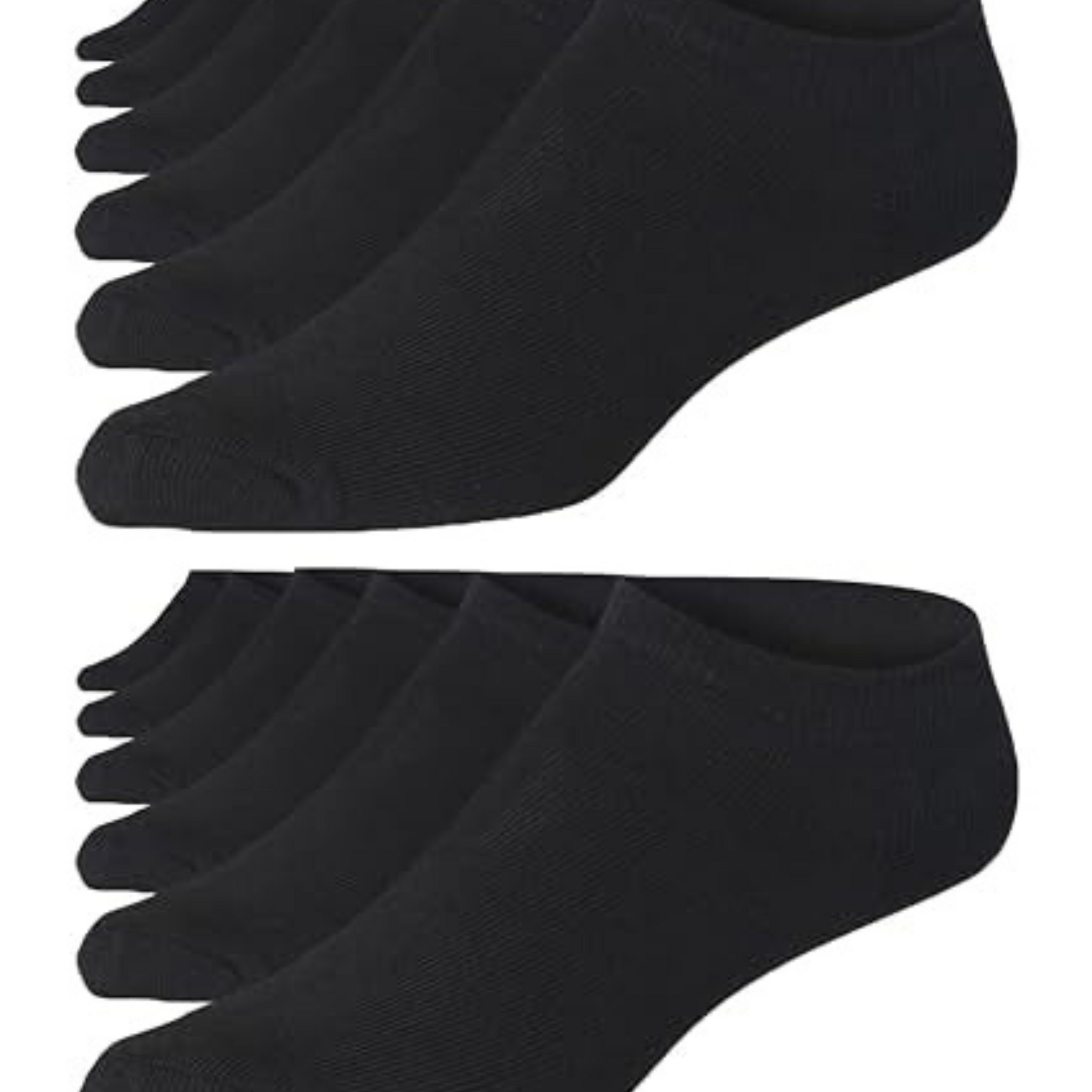 JAMES FIALLO Men's 12-Pairs Performance Low Cut Athletic Solid Dark