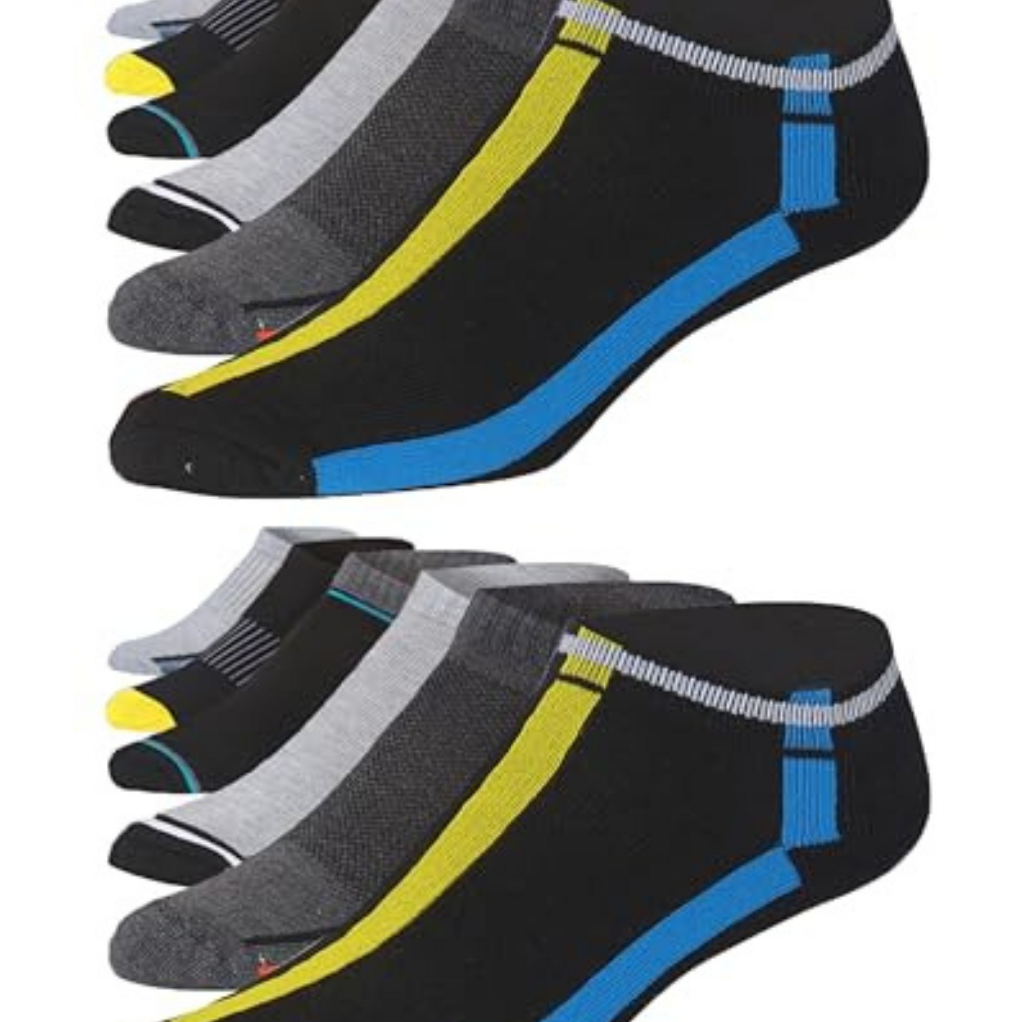 JAMES FIALLO Men's 12-Pairs Performance Low Cut Athletic Neutral Tone