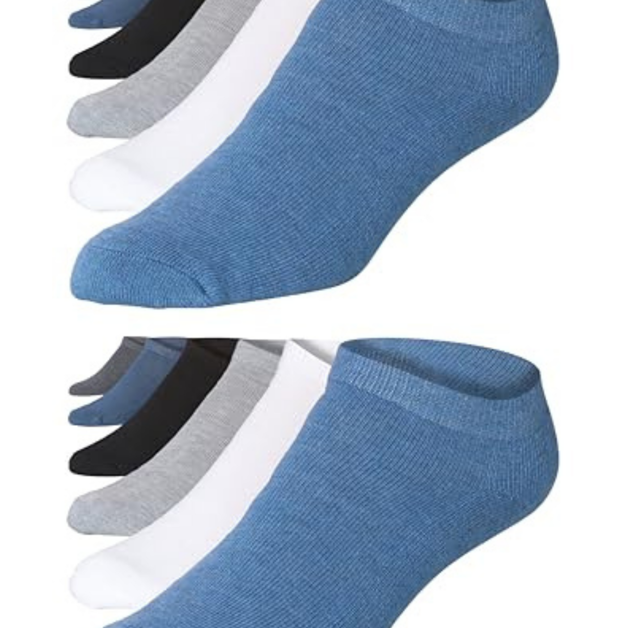 JAMES FIALLO Men's 12-Pairs Performance Low Cut Athletic Solid Colors