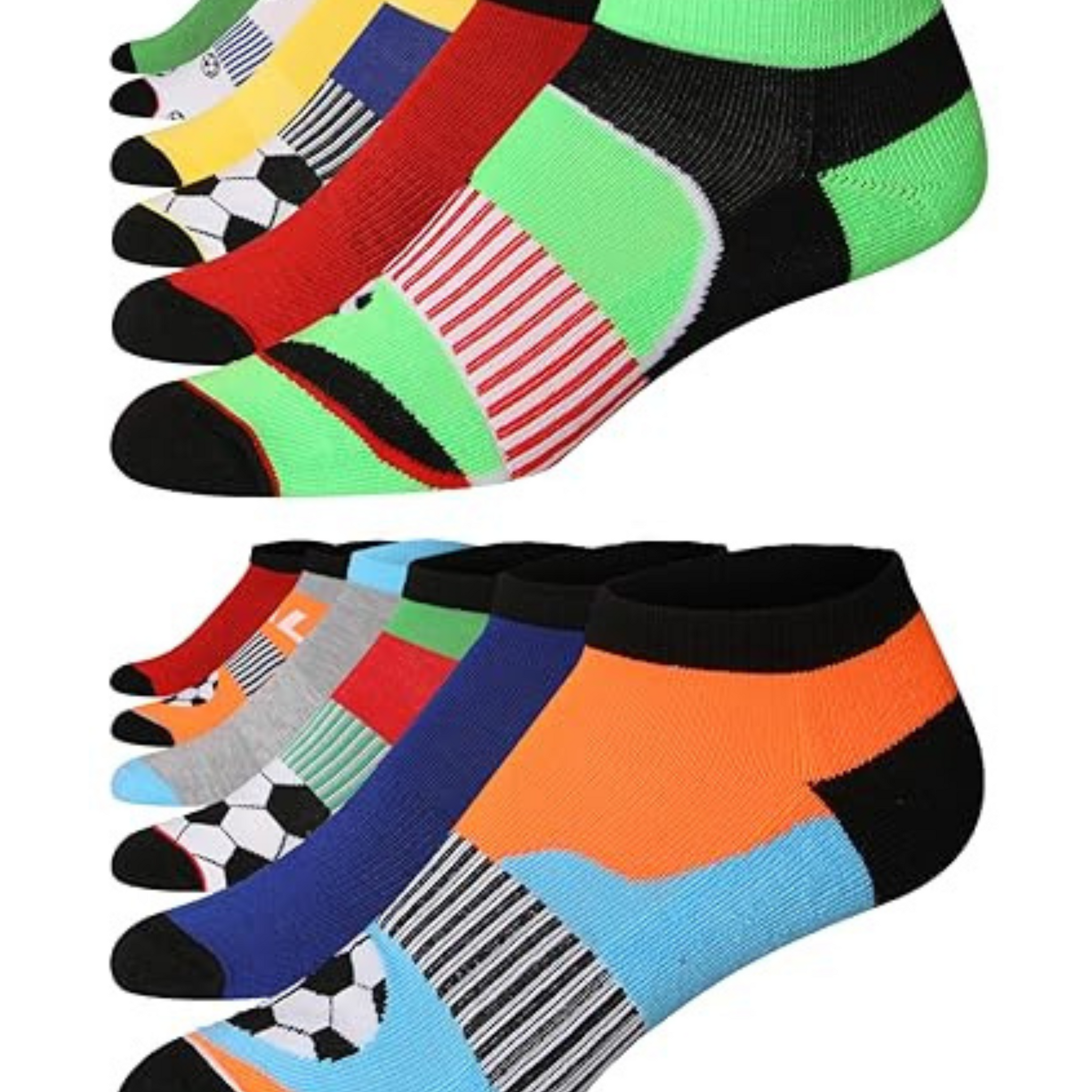 JAMES FIALLO Men's 12-Pairs Performance Low Cut Athletic Solid