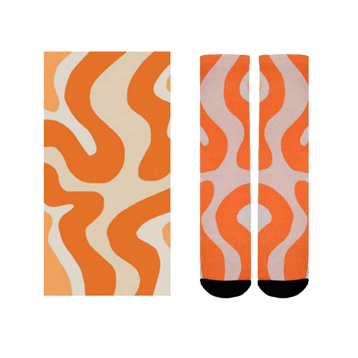Men & Women's CoolMax Knee-High Socks, Nature Inspired Collection for