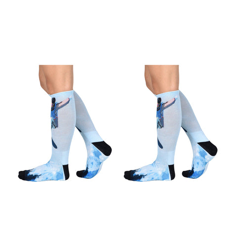 Men & Women's CoolMax Knee-High Socks, Nature Inspired Collection for