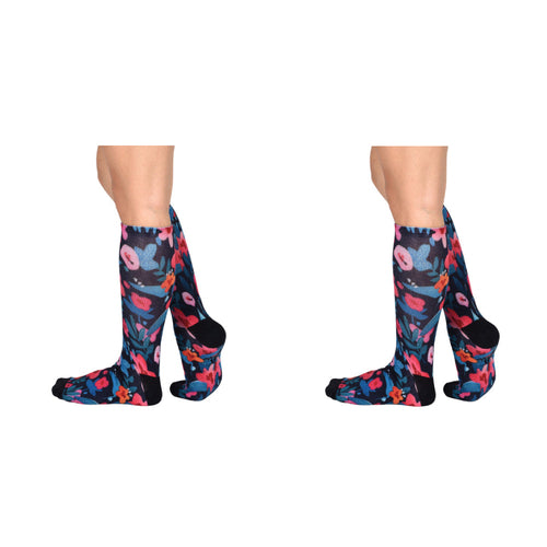 Men & Women's CoolMax Knee-High Socks, Nature Inspired Collection for