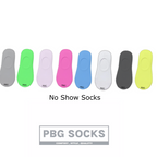 PBG Best Cotton No Show Socks for Women, Multi-Color, 9-11 Sized, 6