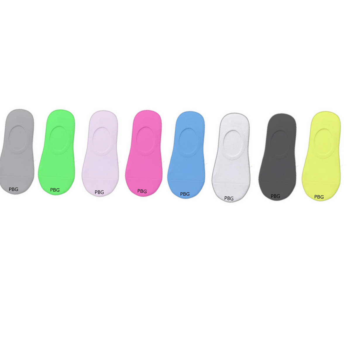 PBG Best Cotton No Show Socks for Women, Multi-Color, 9-11 Sized, 6
