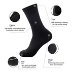 High-Performance Men's Crew socks Athleisure Comfort (9-11, 10-13)