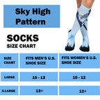 Men & Women's CoolMax Knee-High Socks, Nature Inspired Collection for