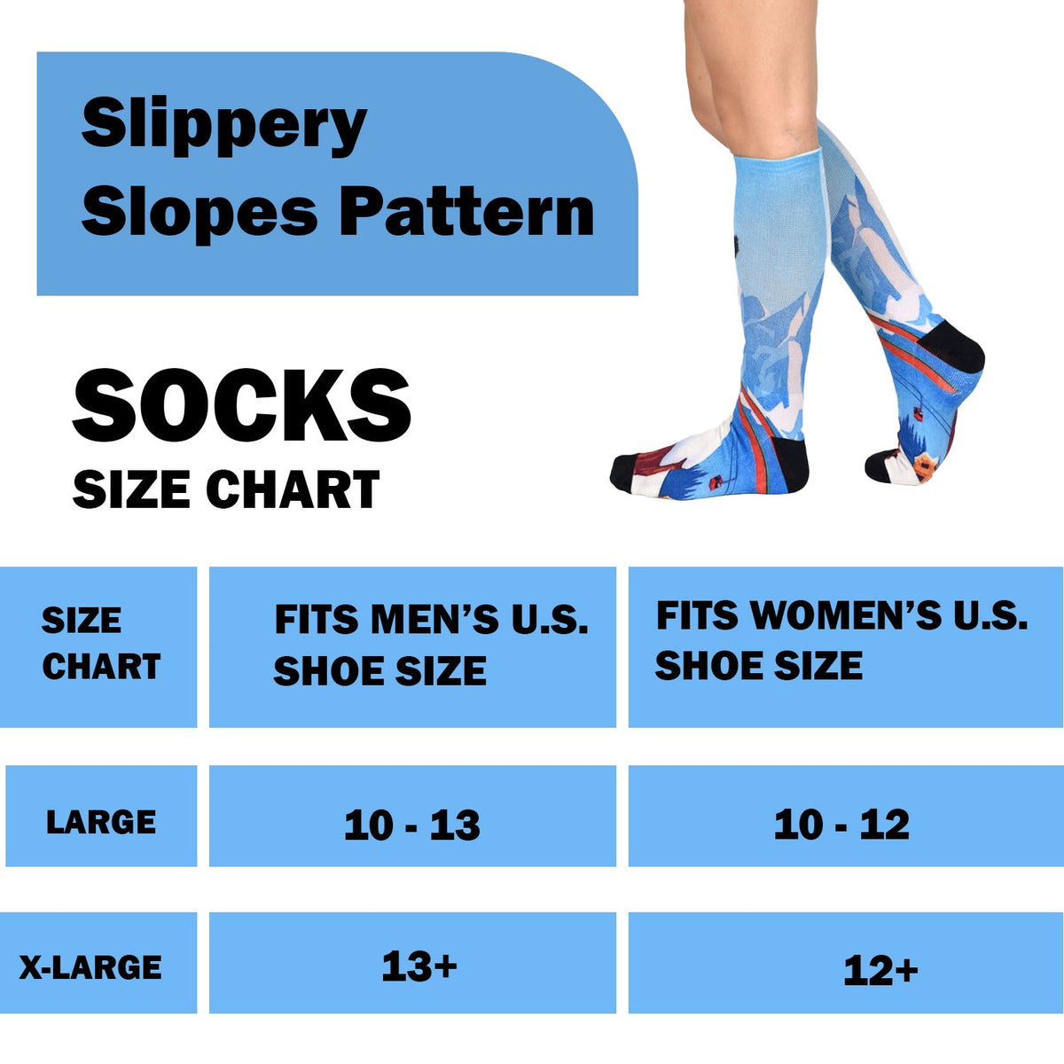 Men & Women's CoolMax Knee-High Socks, Nature Inspired Collection for
