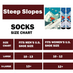Men & Women's CoolMax Knee-High Socks, Nature Inspired Collection for