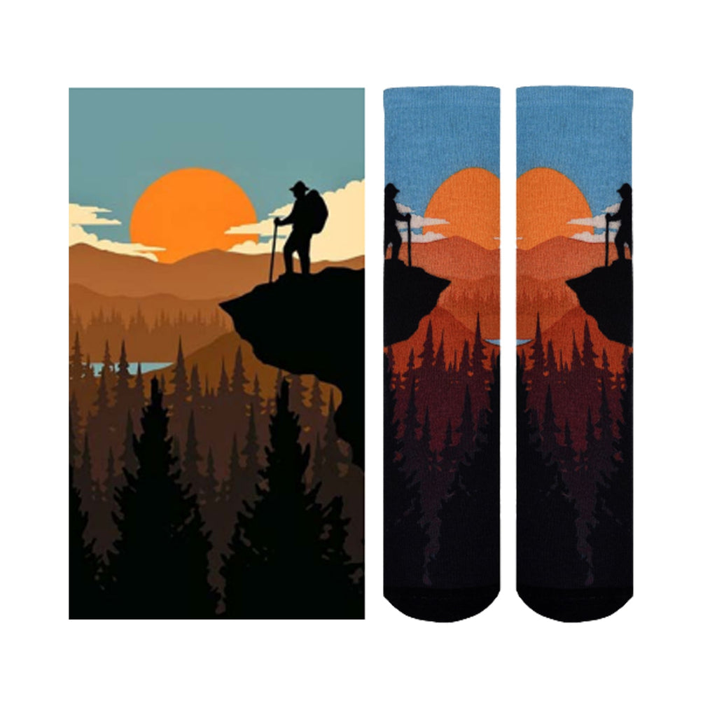 Men & Women's CoolMax Knee-High Socks, Nature Inspired Collection for