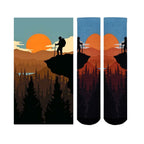 Men & Women's CoolMax Knee-High Socks, Nature Inspired Collection for