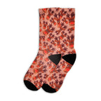 Christmas and Hanukkah Holiday Colorful CoolMax Crew Socks for Men &