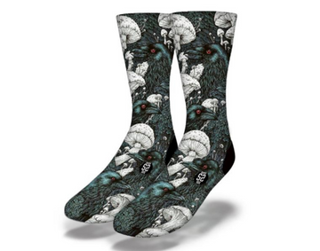 MAGIC MUSHROOM Psychedelic Halloween Socks