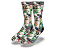 CASINO GAMES PHOTO COLLAGE Fun Casino Themed Socks